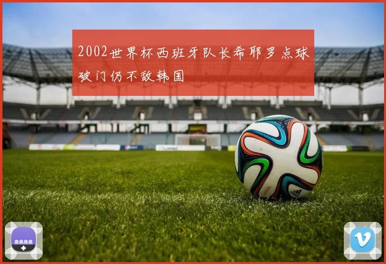 2002世界杯西班牙队长希耶罗点球破门仍不敌韩国